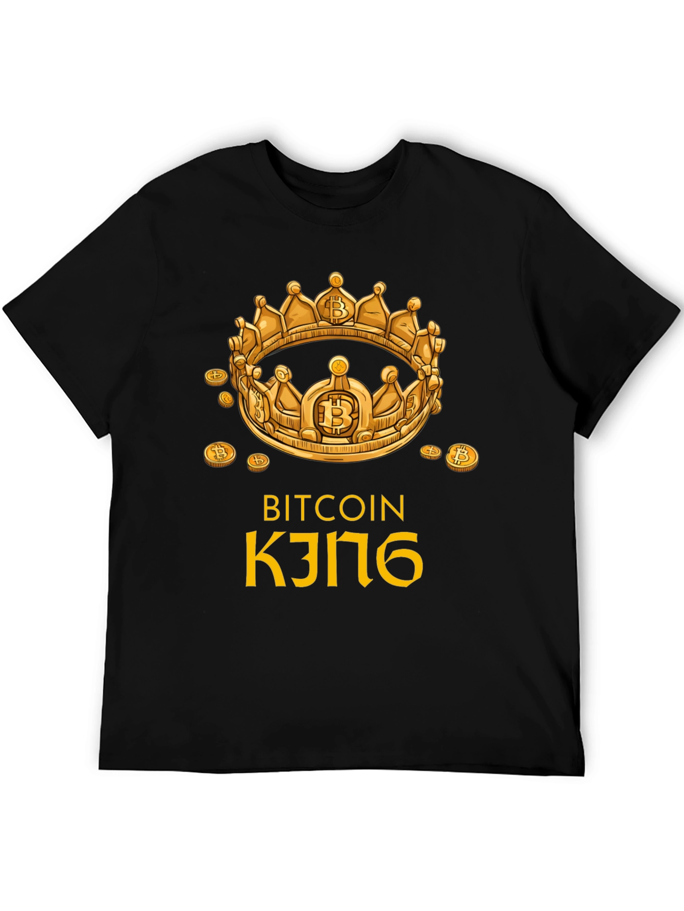 Bitcoin King T-Shirt - Crypto Currency Tee
