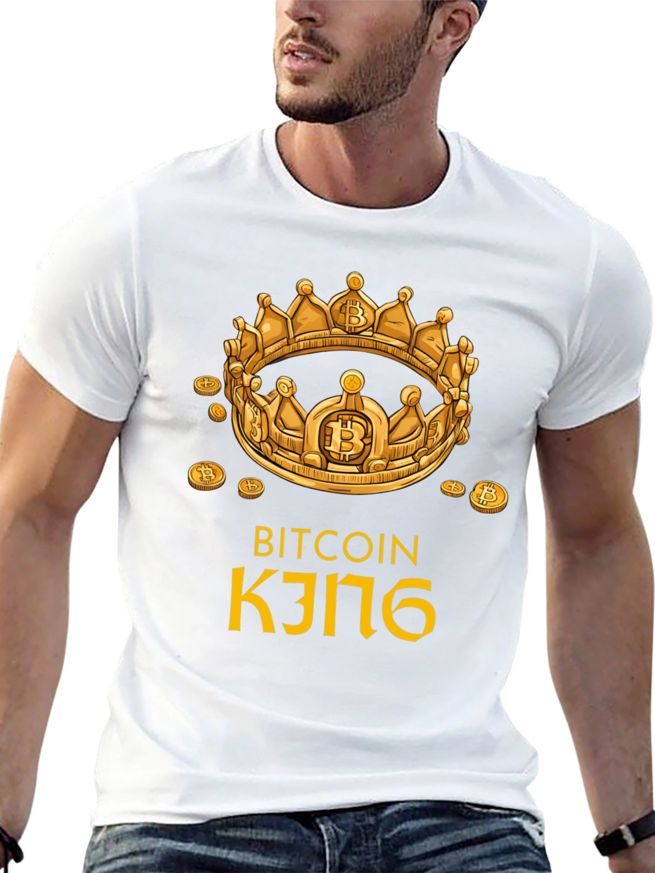 Bitcoin King T-Shirt - Crypto Currency Tee