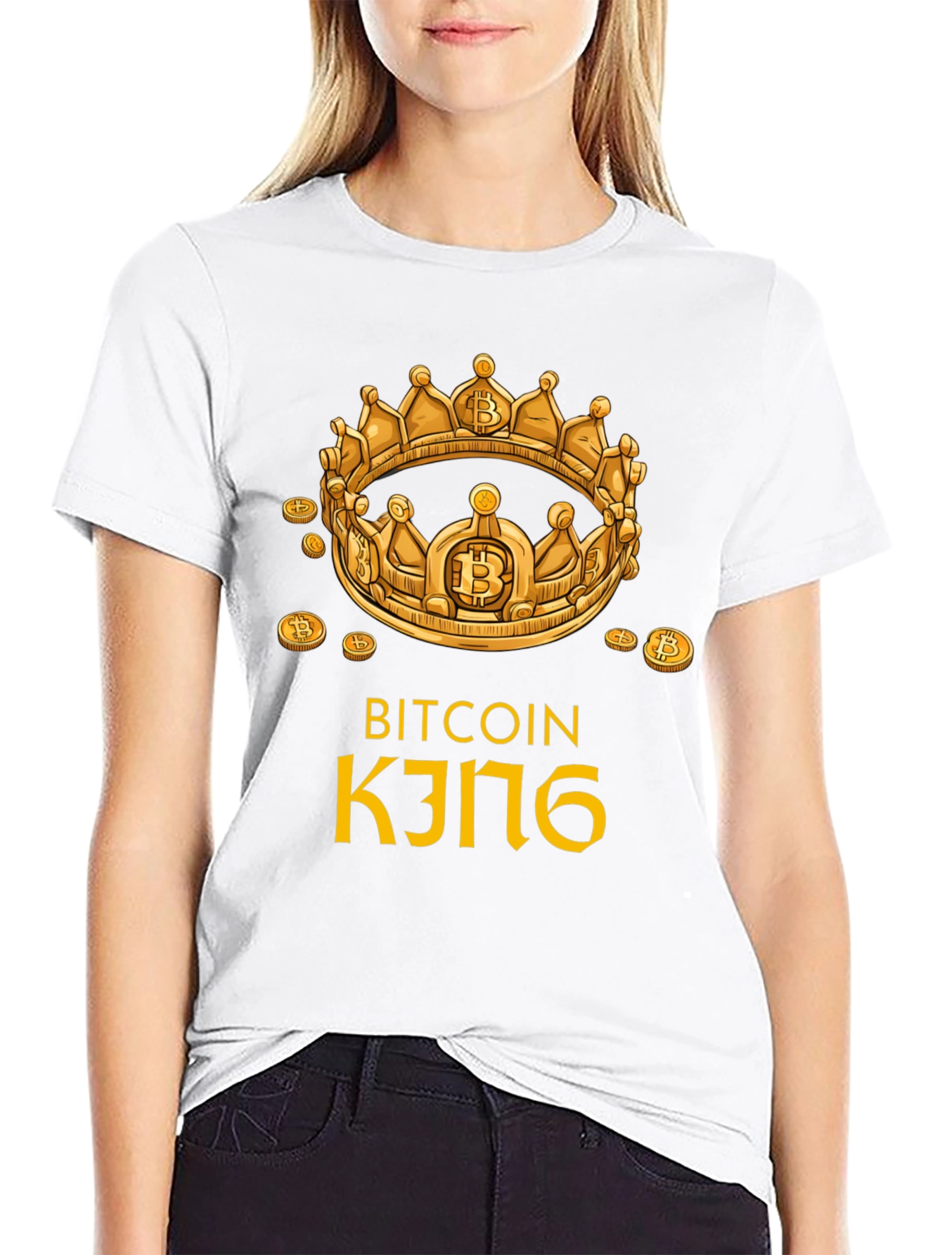 Bitcoin King T-Shirt - Crypto Currency Tee