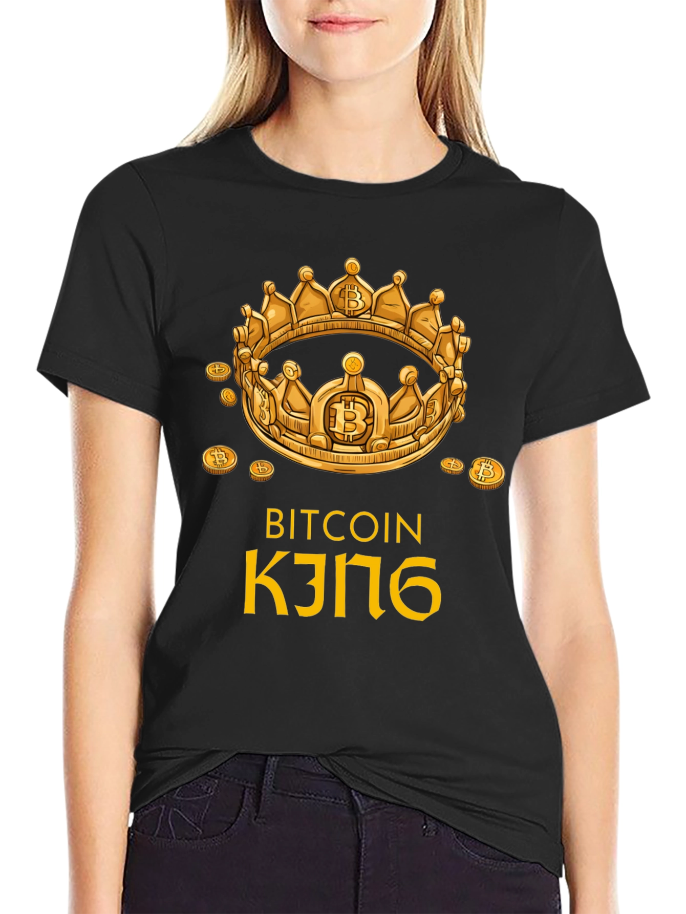 Bitcoin King T-Shirt - Crypto Currency Tee