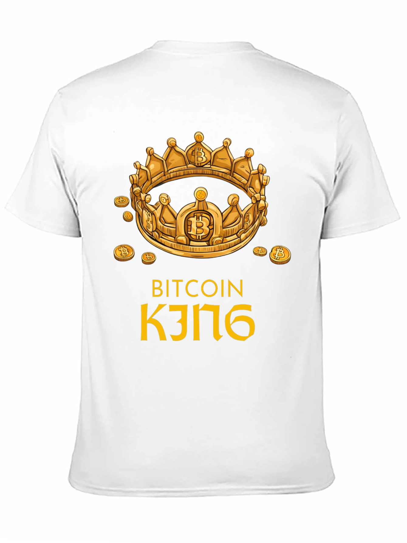 Bitcoin King T-Shirt - Crypto Currency Tee