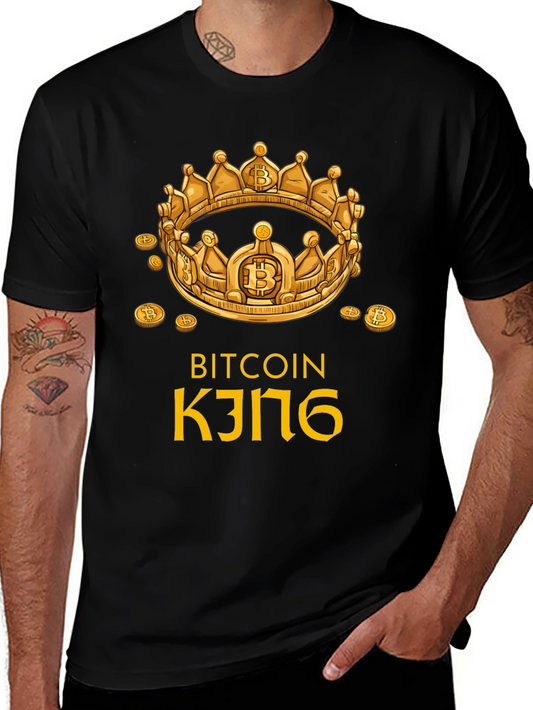 Bitcoin King T-Shirt - Crypto Currency Tee