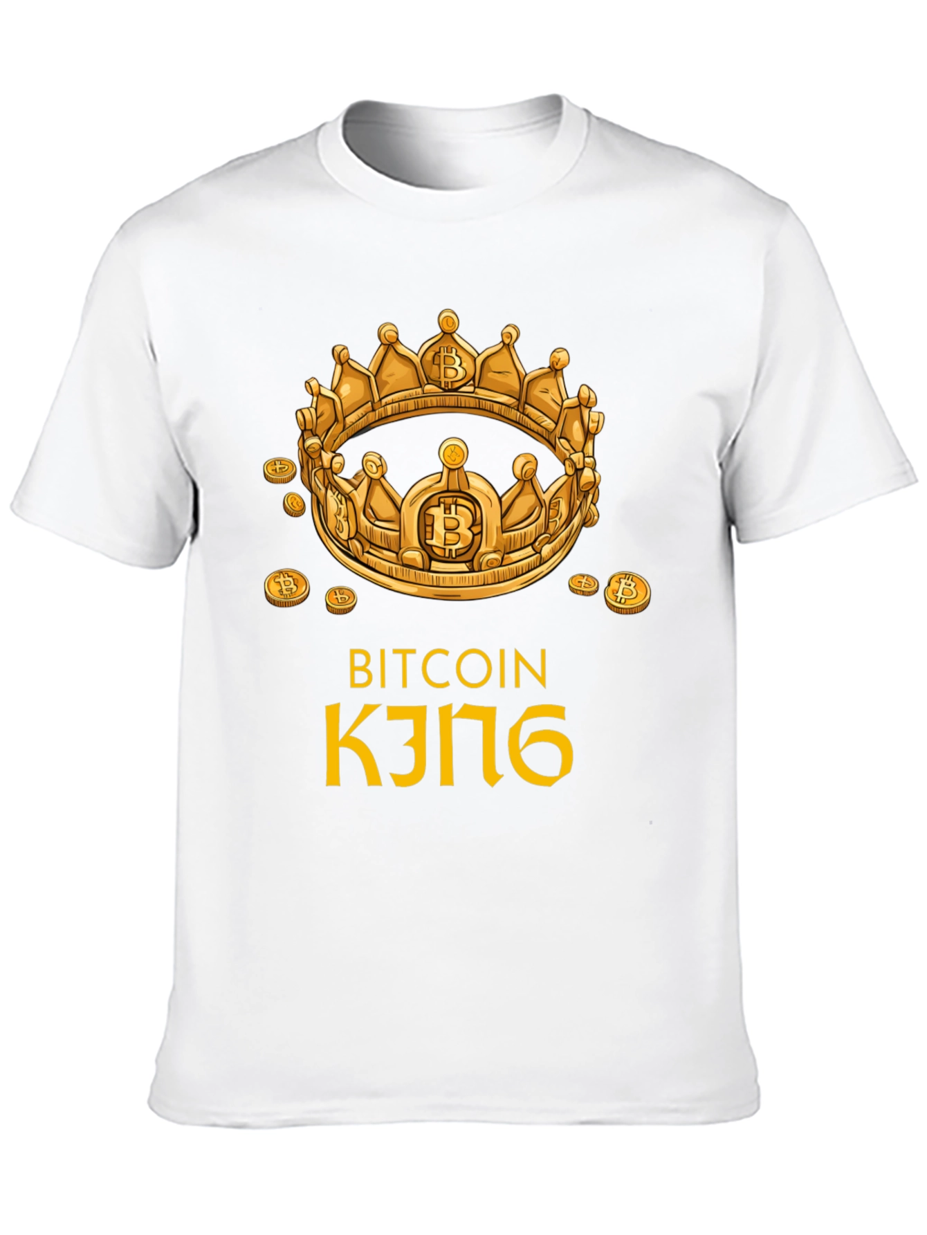 Bitcoin King T-Shirt - Crypto Currency Tee