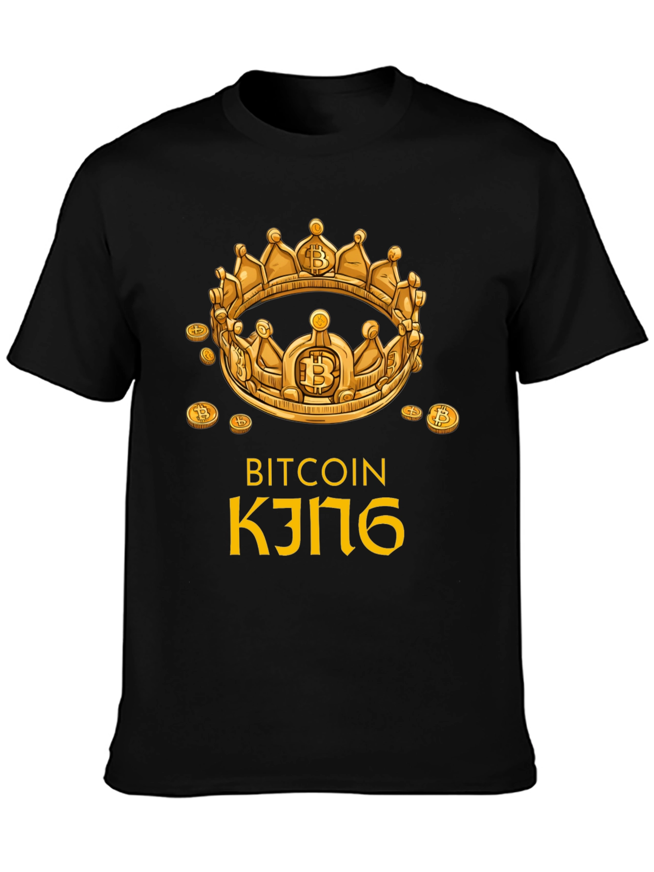 Bitcoin King T-Shirt - Crypto Currency Tee