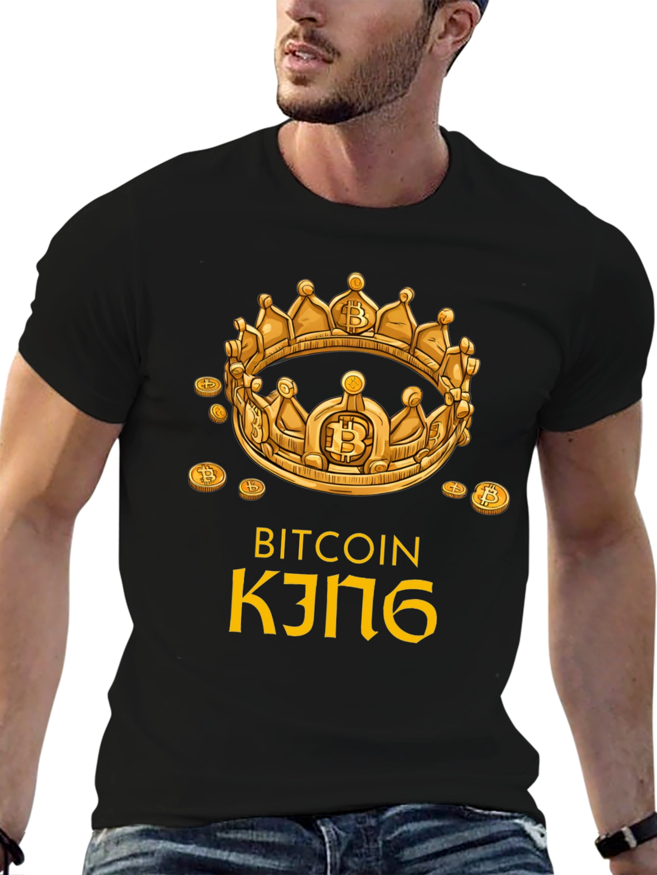 Bitcoin King T-Shirt - Crypto Currency Tee