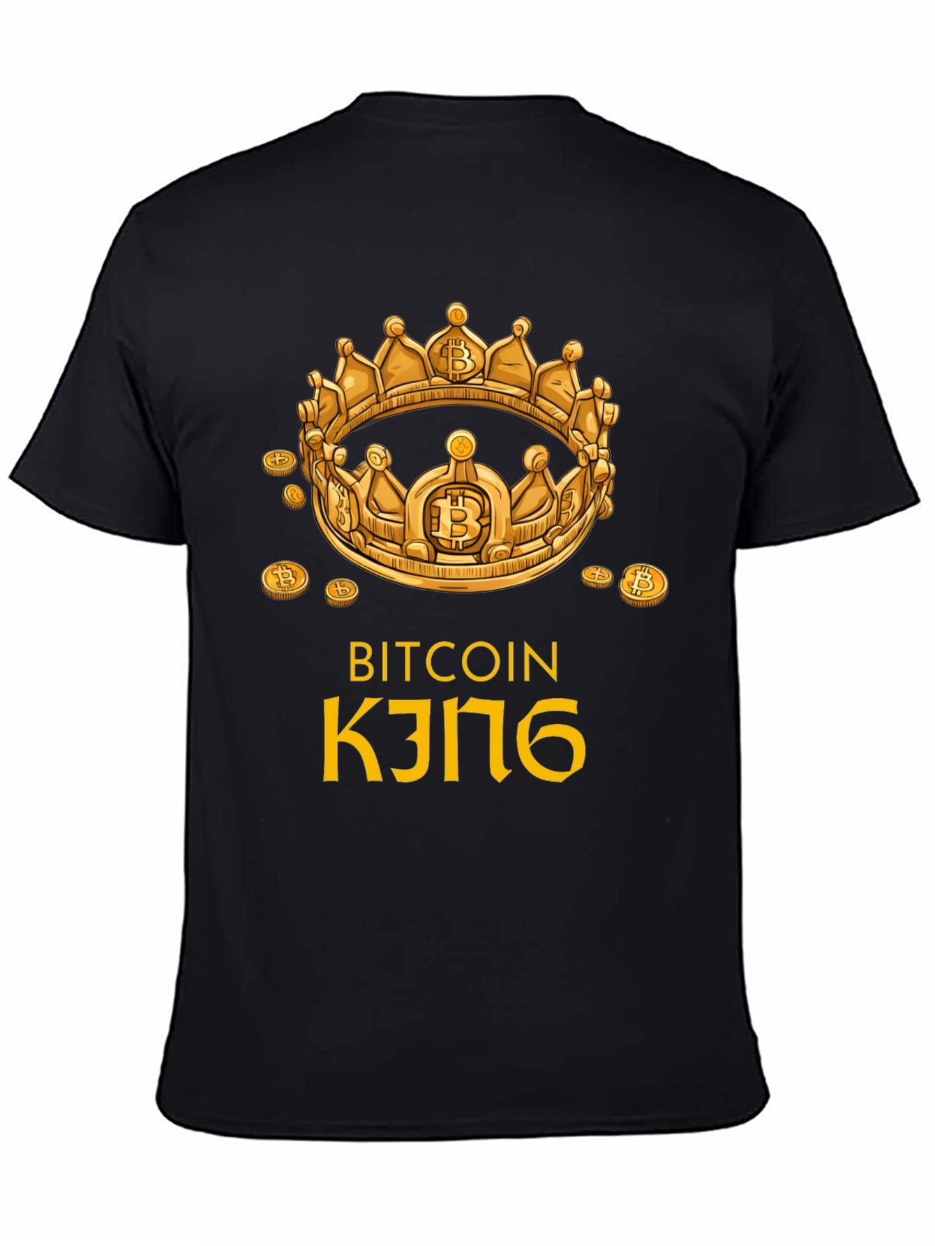 Bitcoin King T-Shirt - Crypto Currency Tee