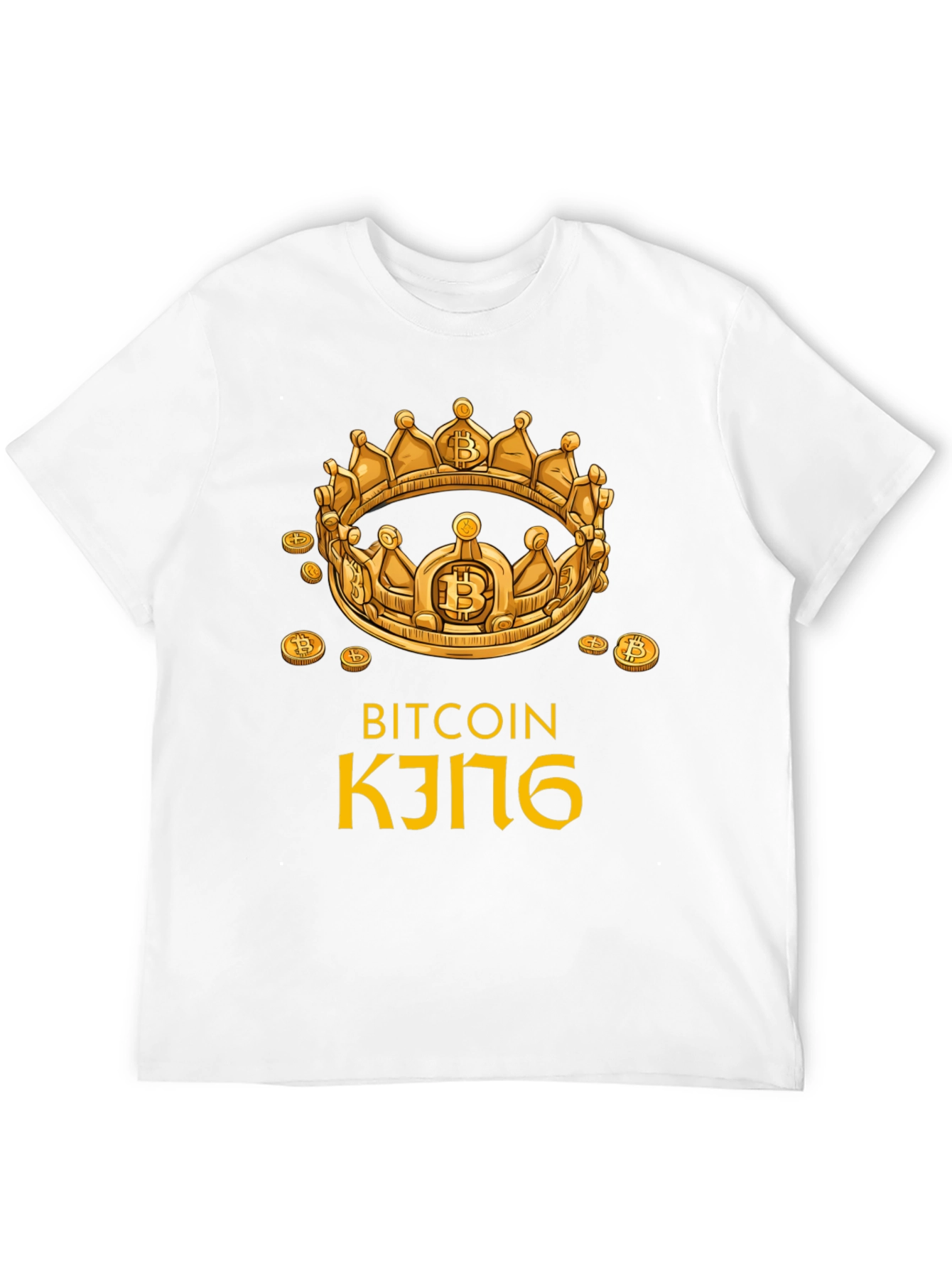 Bitcoin King T-Shirt - Crypto Currency Tee