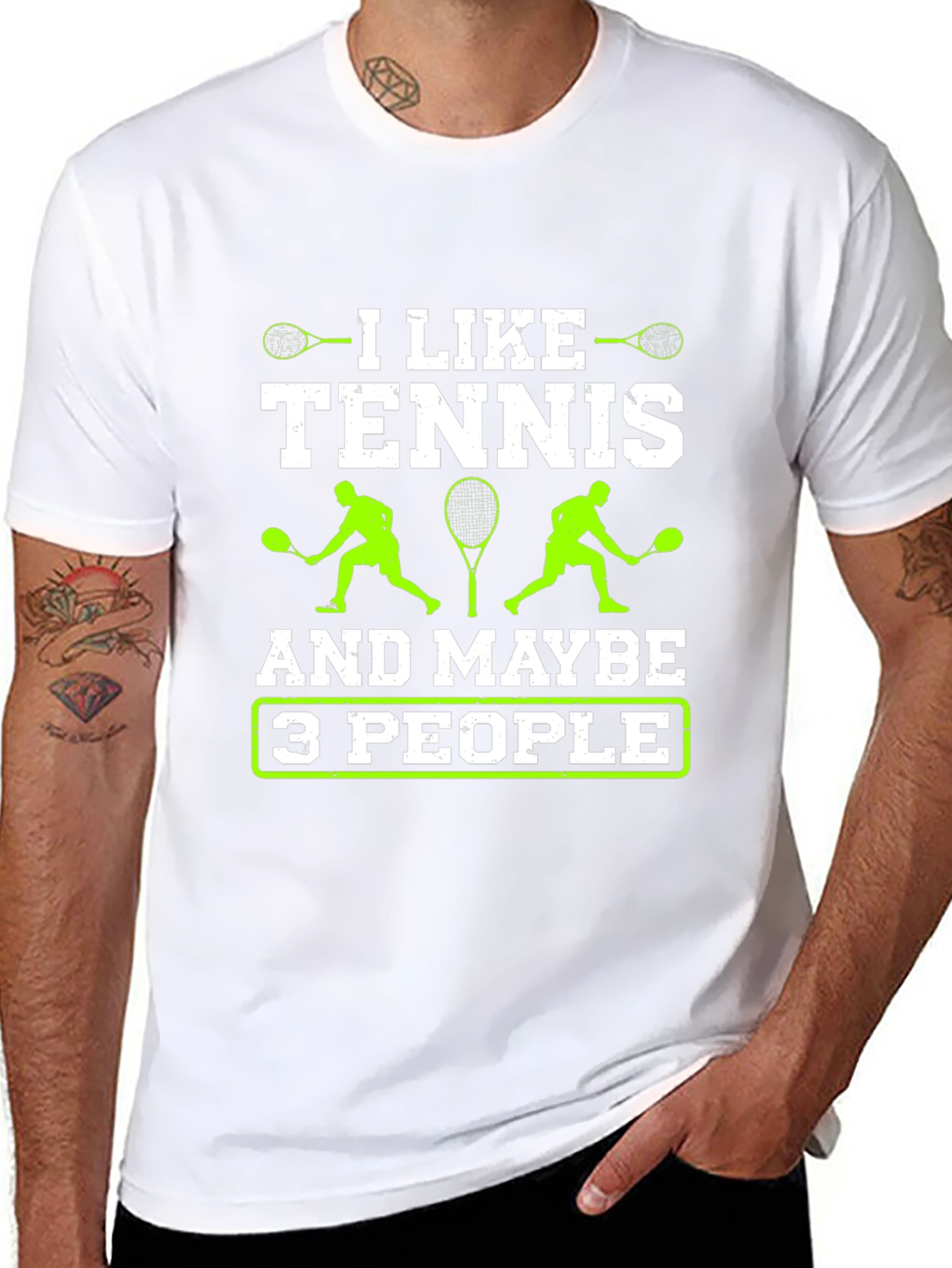 I Like Tennis and Maybe 3 People T-Shirt