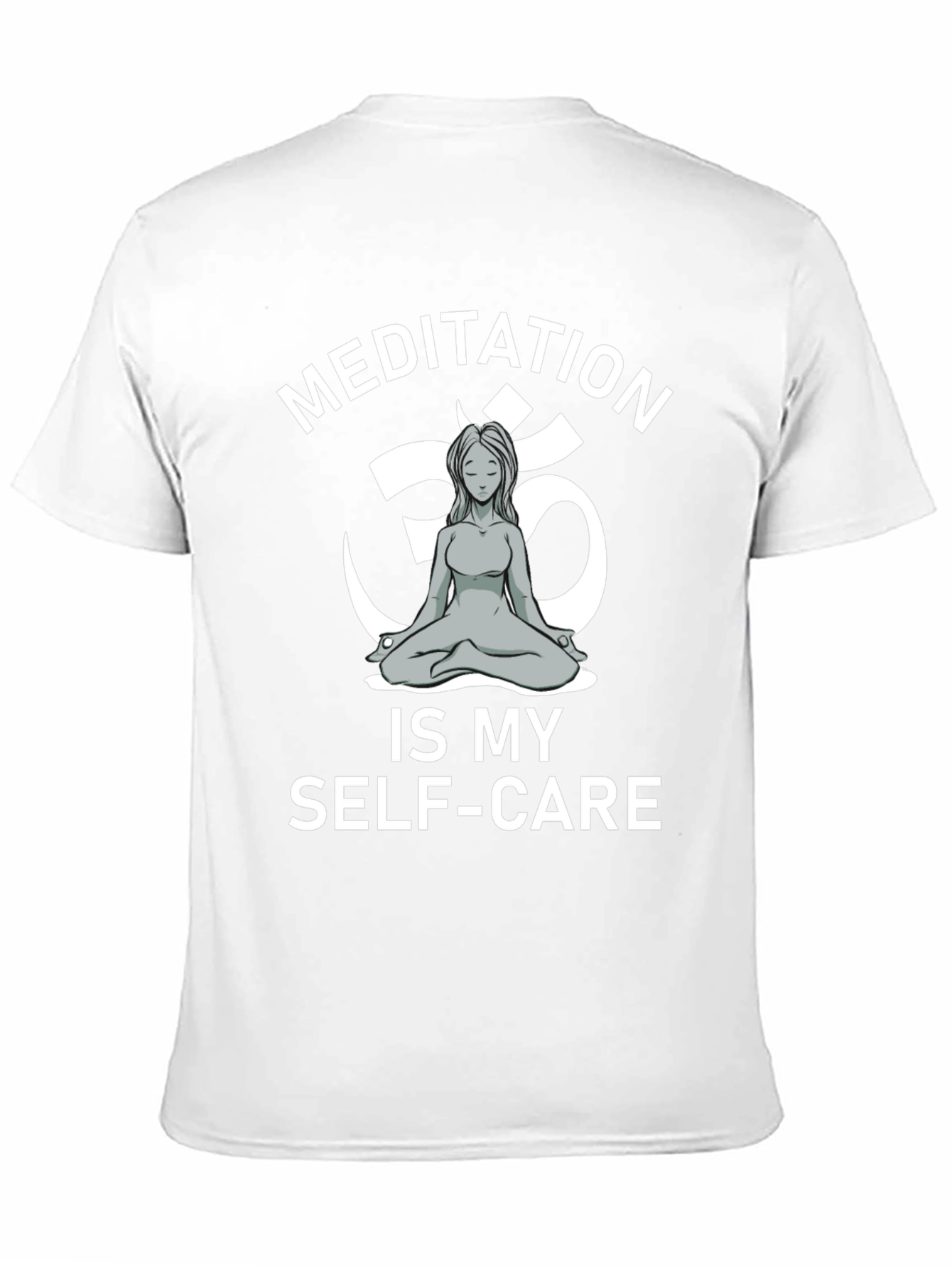 Meditation is My Self-Care Black Graphic Tee