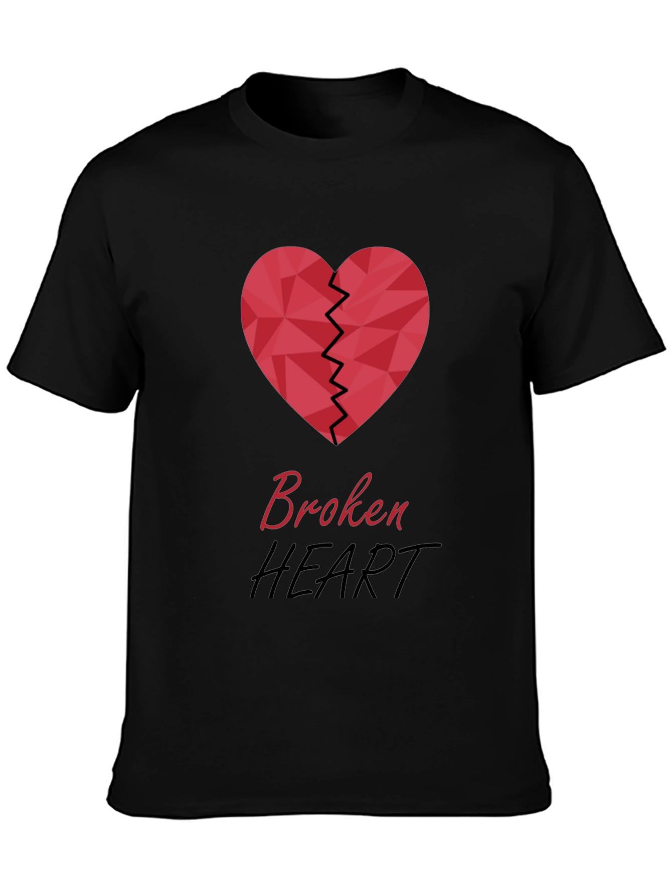 Broken Heart Graphic T-Shirt - Stylish & Trendy