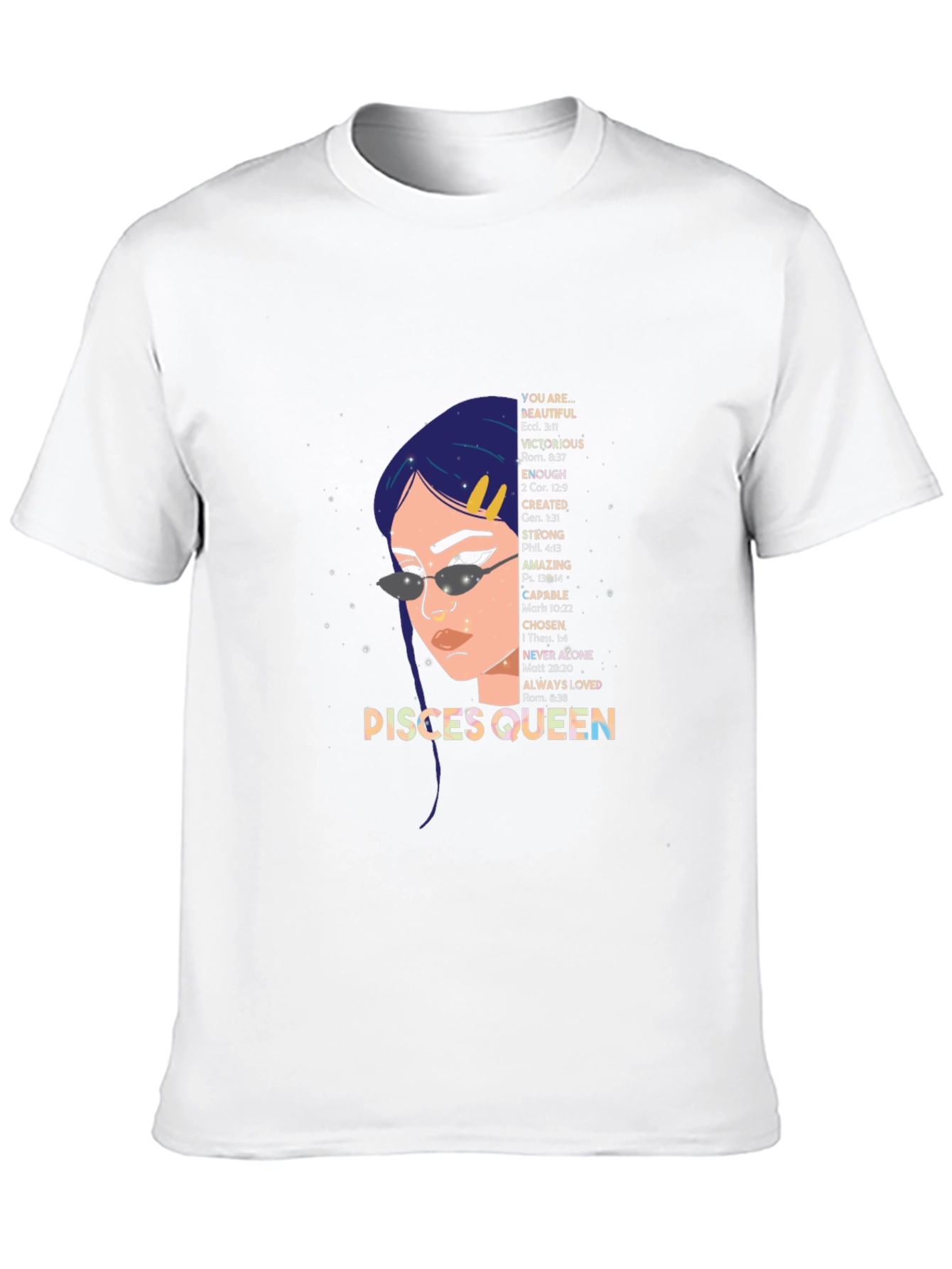 Pisces Queen T-Shirt - Zodiac Sign Graphic Tee