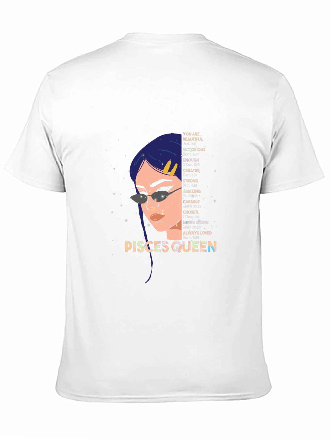 Pisces Queen T-Shirt - Zodiac Sign Graphic Tee