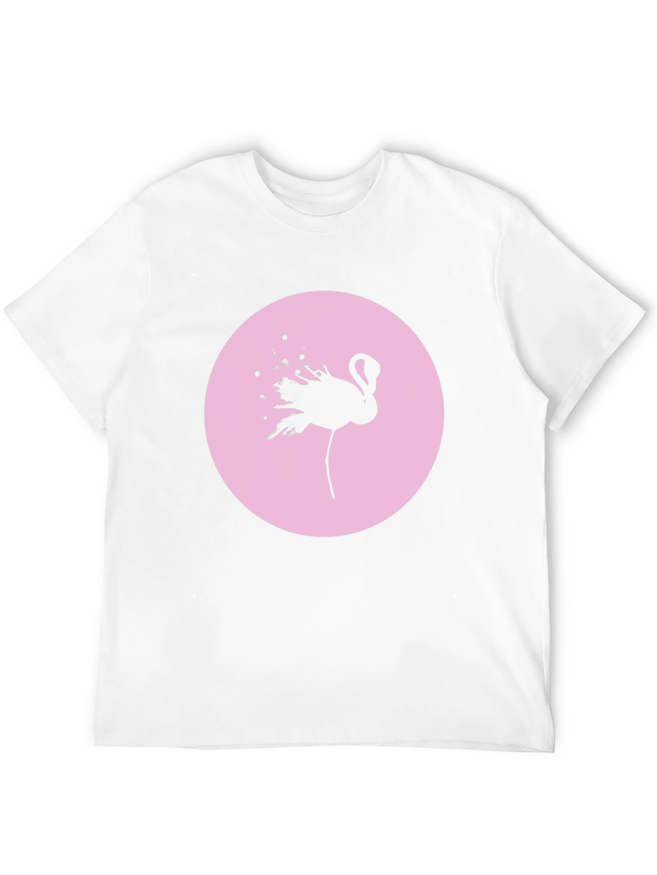 Flamingo Graphic Tee - Black