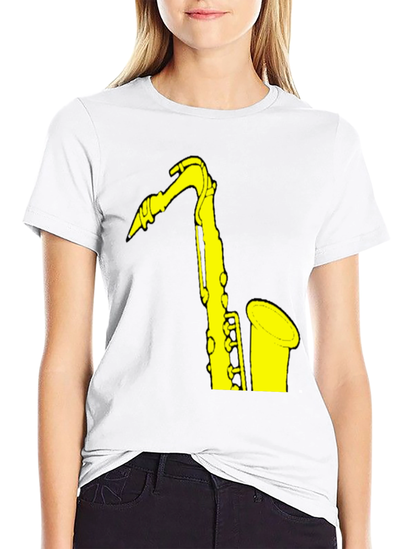 Saxophone Graphic Tee - Music Lovers T-Shirt