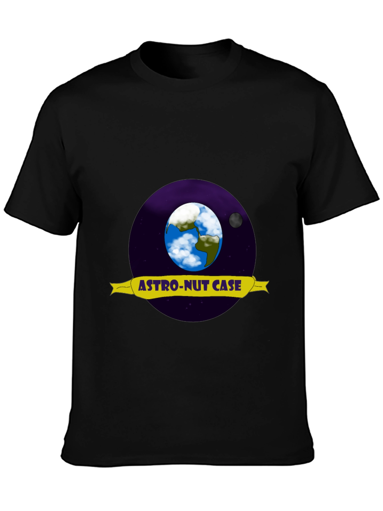 Astro-Nut Case Graphic T-Shirt - Outer Space Design