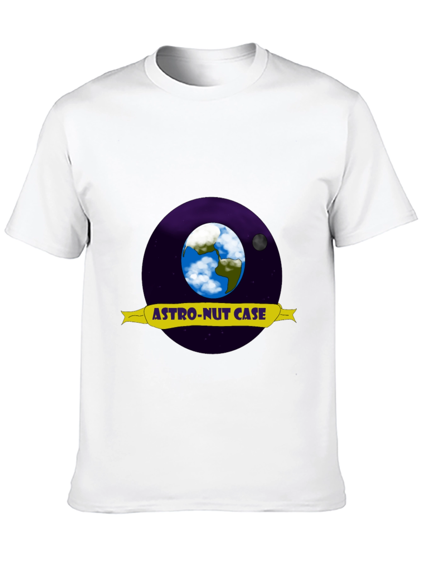 Astro-Nut Case Graphic T-Shirt - Outer Space Design