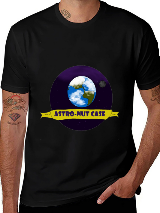 Astro-Nut Case Graphic T-Shirt - Outer Space Design