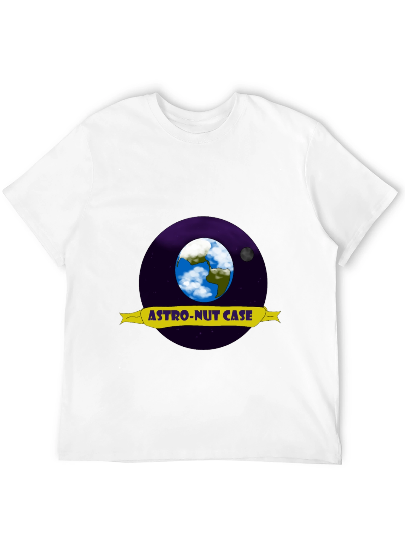 Astro-Nut Case Graphic T-Shirt - Outer Space Design
