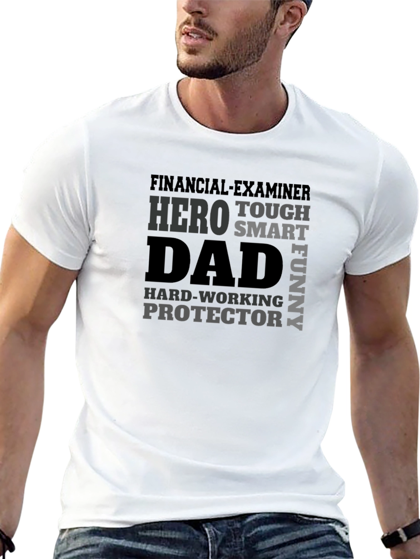 Hero Dad Graphic Tee - Financial Examiner Edition
