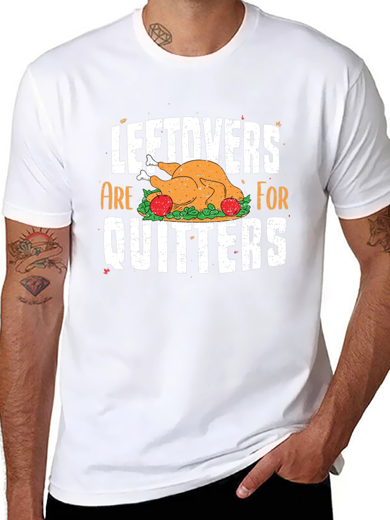 Leftovers Are For Quitters Thanksgiving T-Shirt