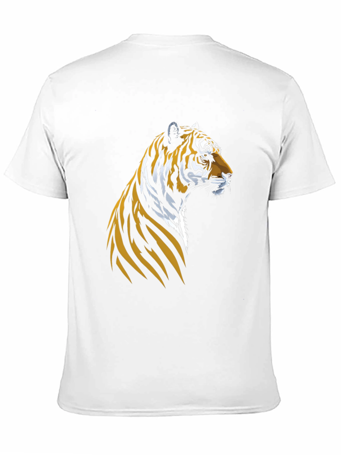 Cool Tiger Graphic Tee - Black Cotton T-Shirt