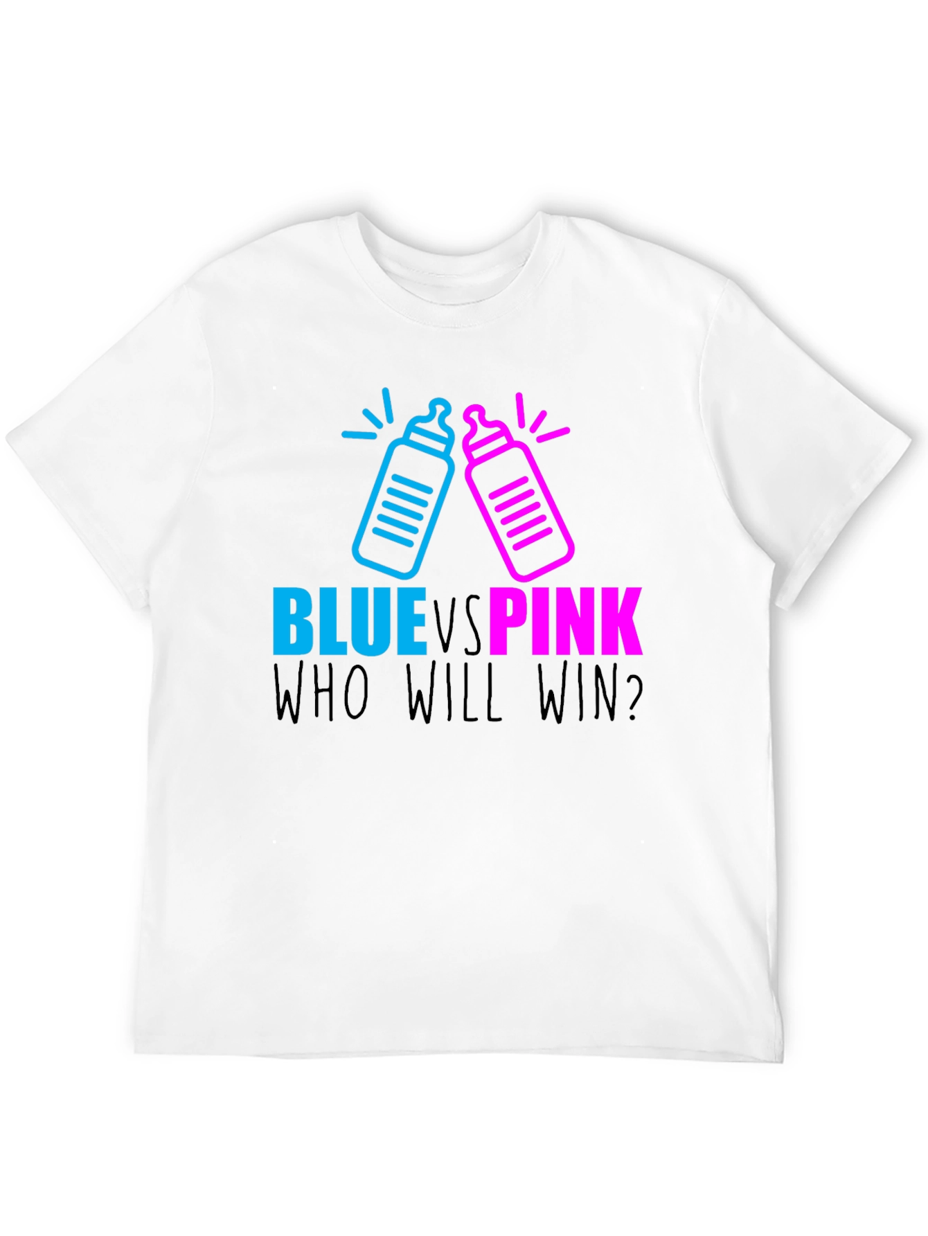 Blue Vs Pink Gender Reveal T-Shirt