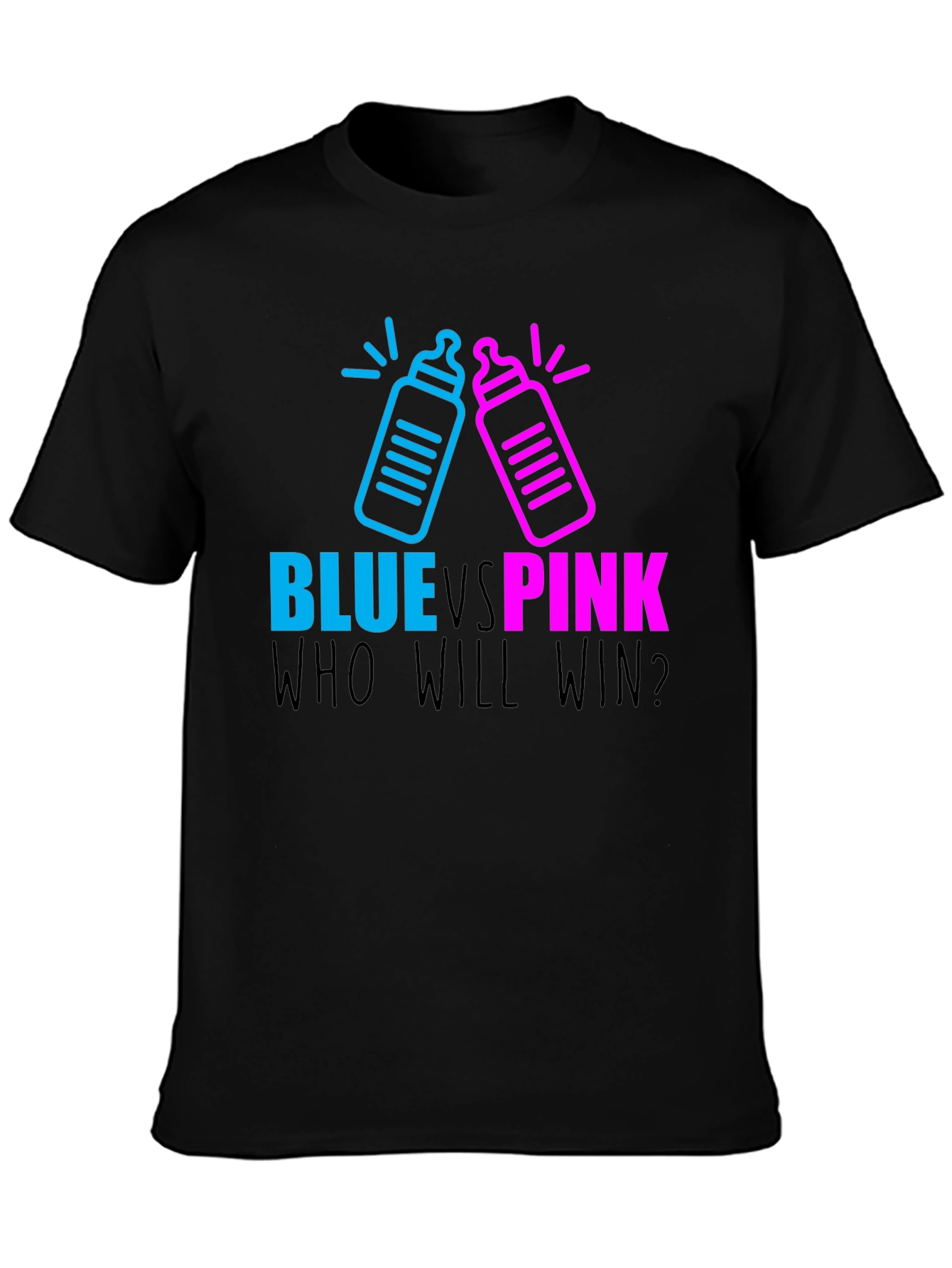 Blue Vs Pink Gender Reveal T-Shirt