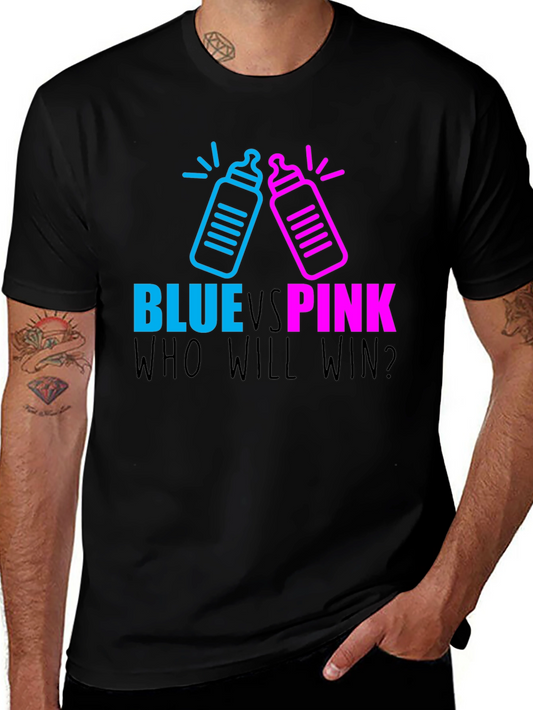 Blue Vs Pink Gender Reveal T-Shirt