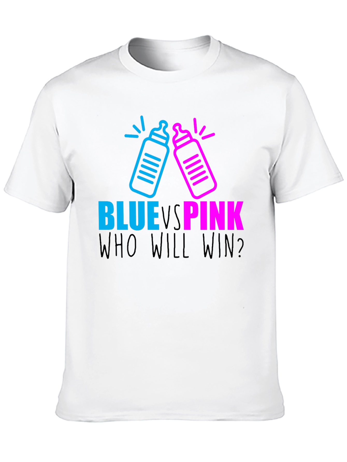 Blue Vs Pink Gender Reveal T-Shirt