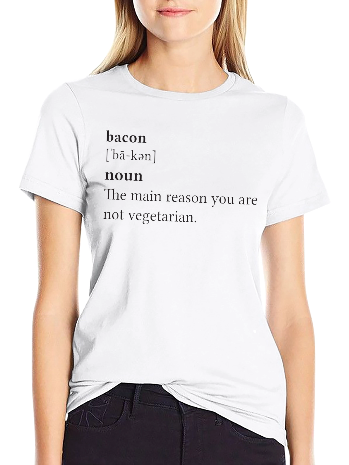 Bacon Definition T-Shirt - Funny Novelty Tee