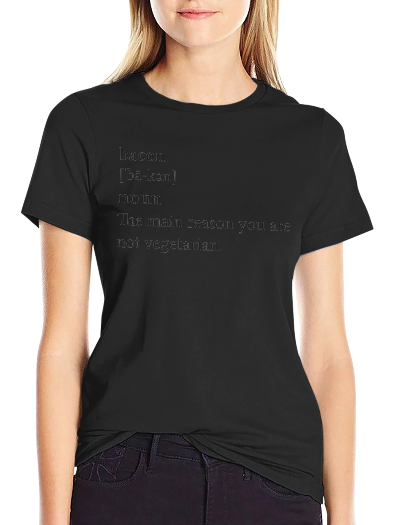 Bacon Definition T-Shirt - Funny Novelty Tee