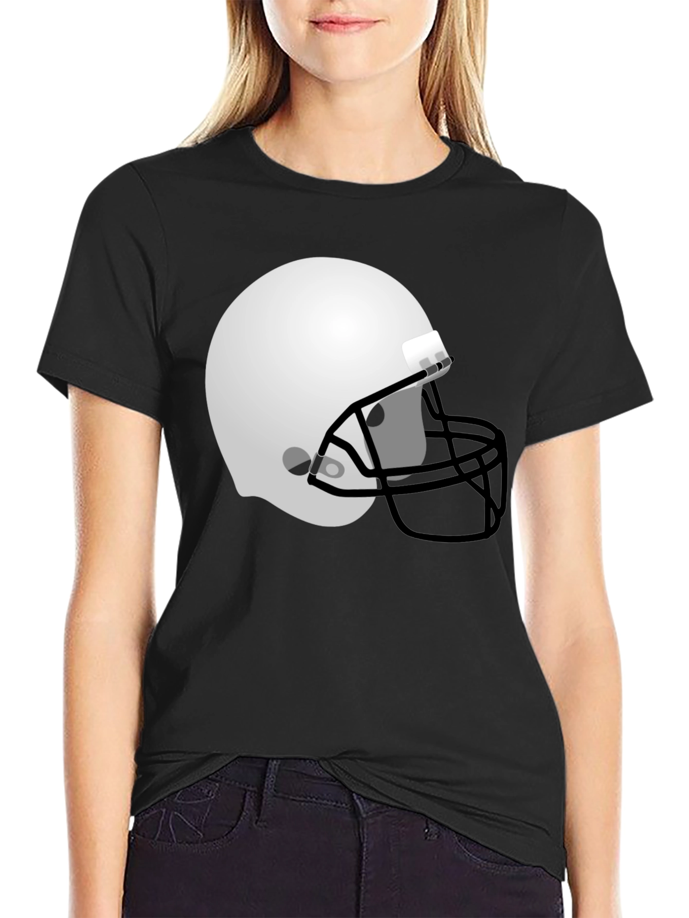 Football Helmet Graphic Tee - Stylish & Comfortable