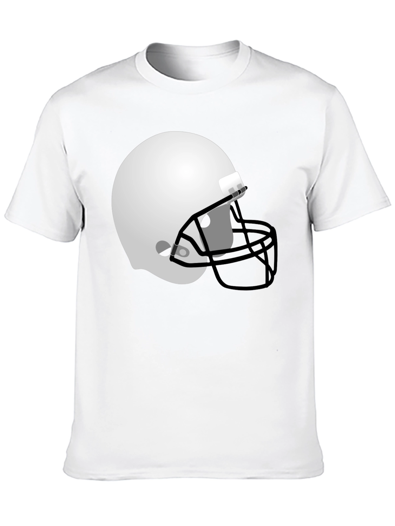 Football Helmet Graphic Tee - Stylish & Comfortable