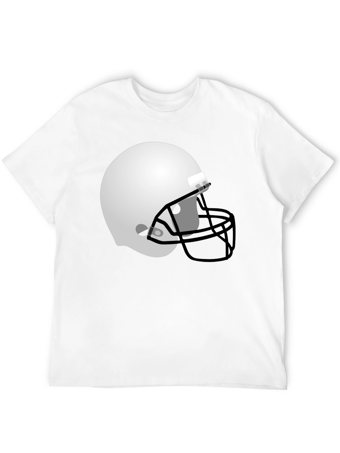 Football Helmet Graphic Tee - Stylish & Comfortable