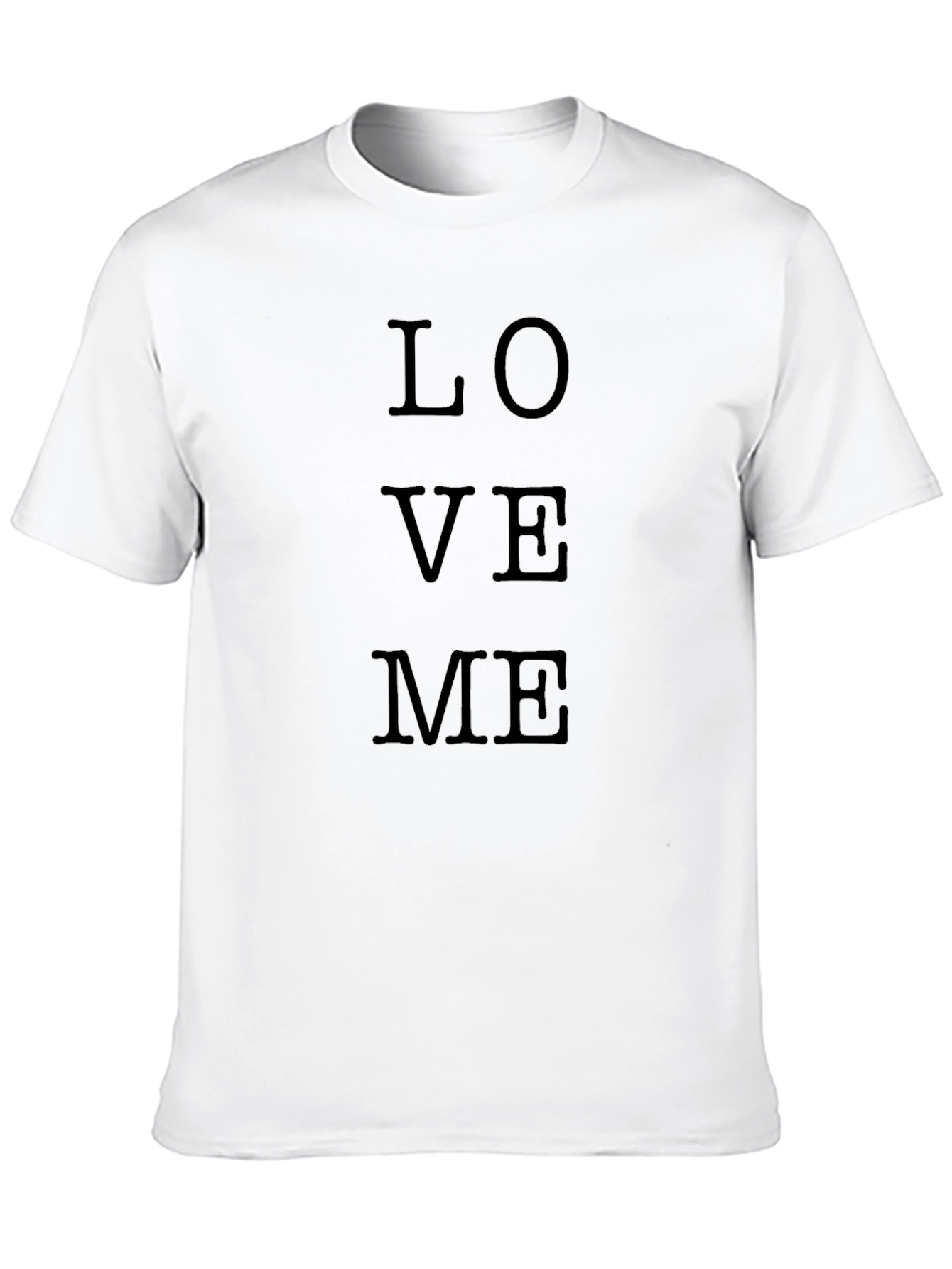 Love Me Graphic Tee - Classic Black Shirt