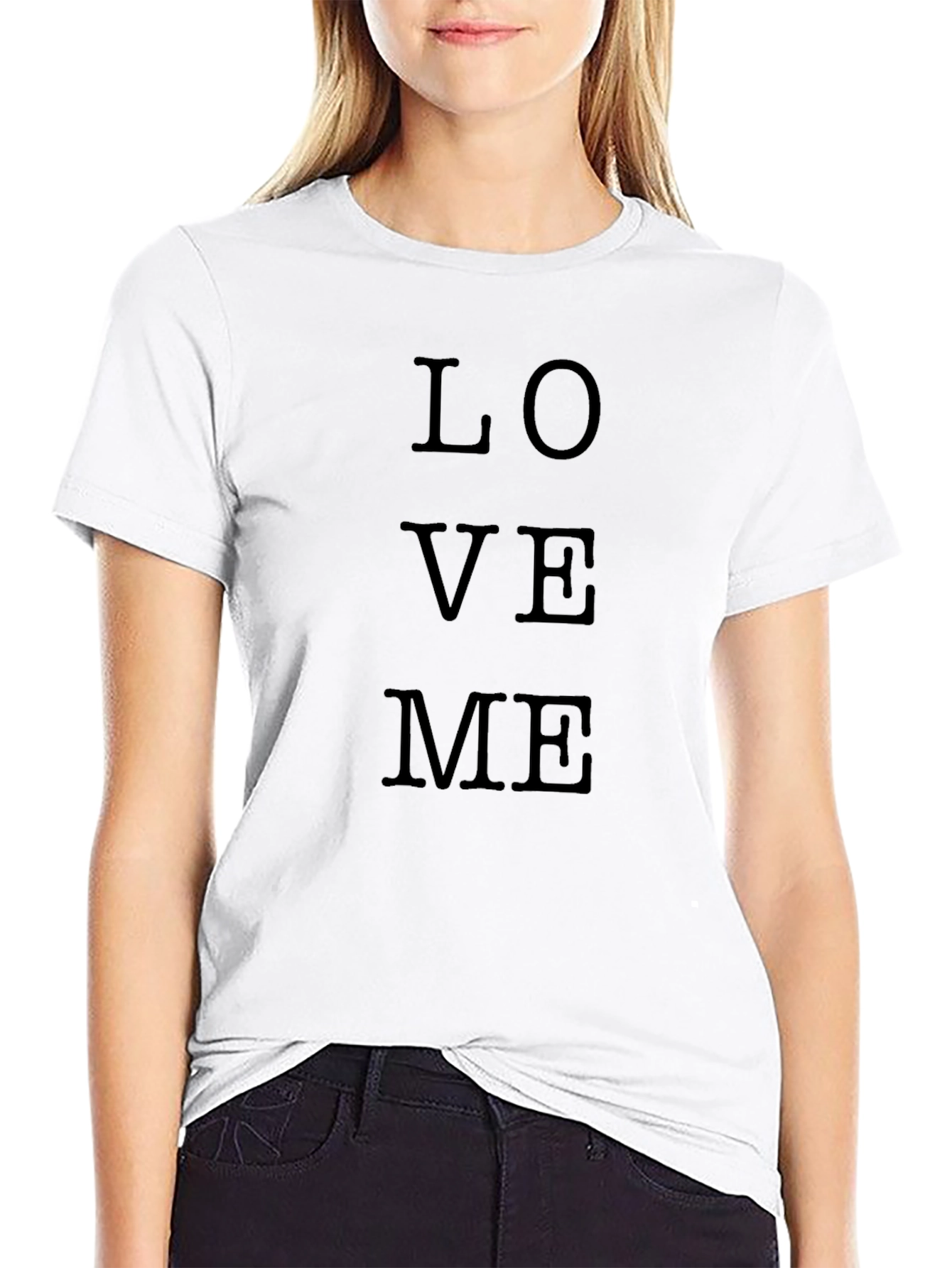 Love Me Graphic Tee - Classic Black Shirt