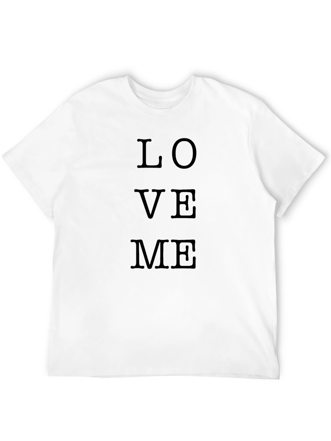 Love Me Graphic Tee - Classic Black Shirt