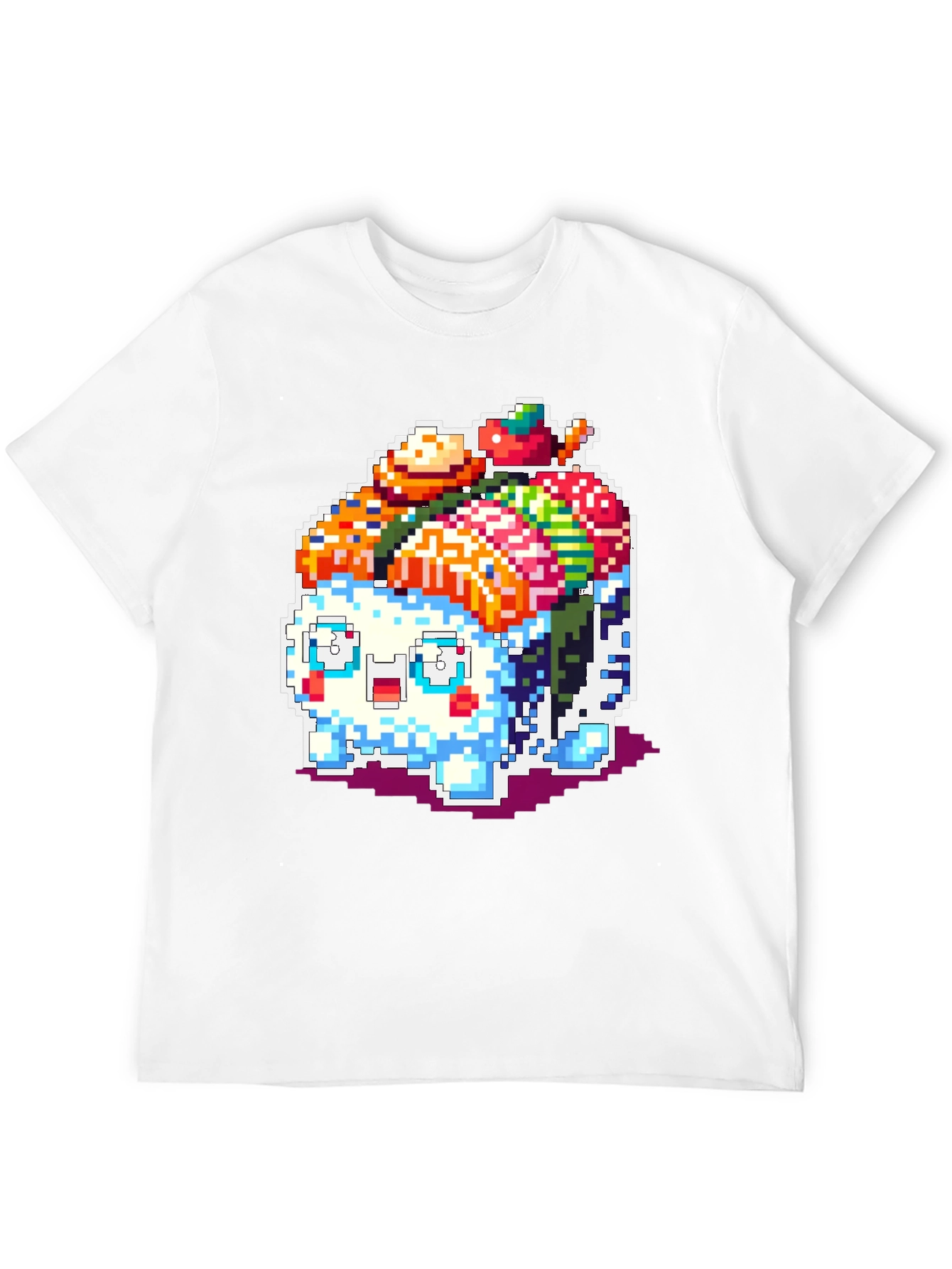 Sushi Monster Pixel Art T-Shirt