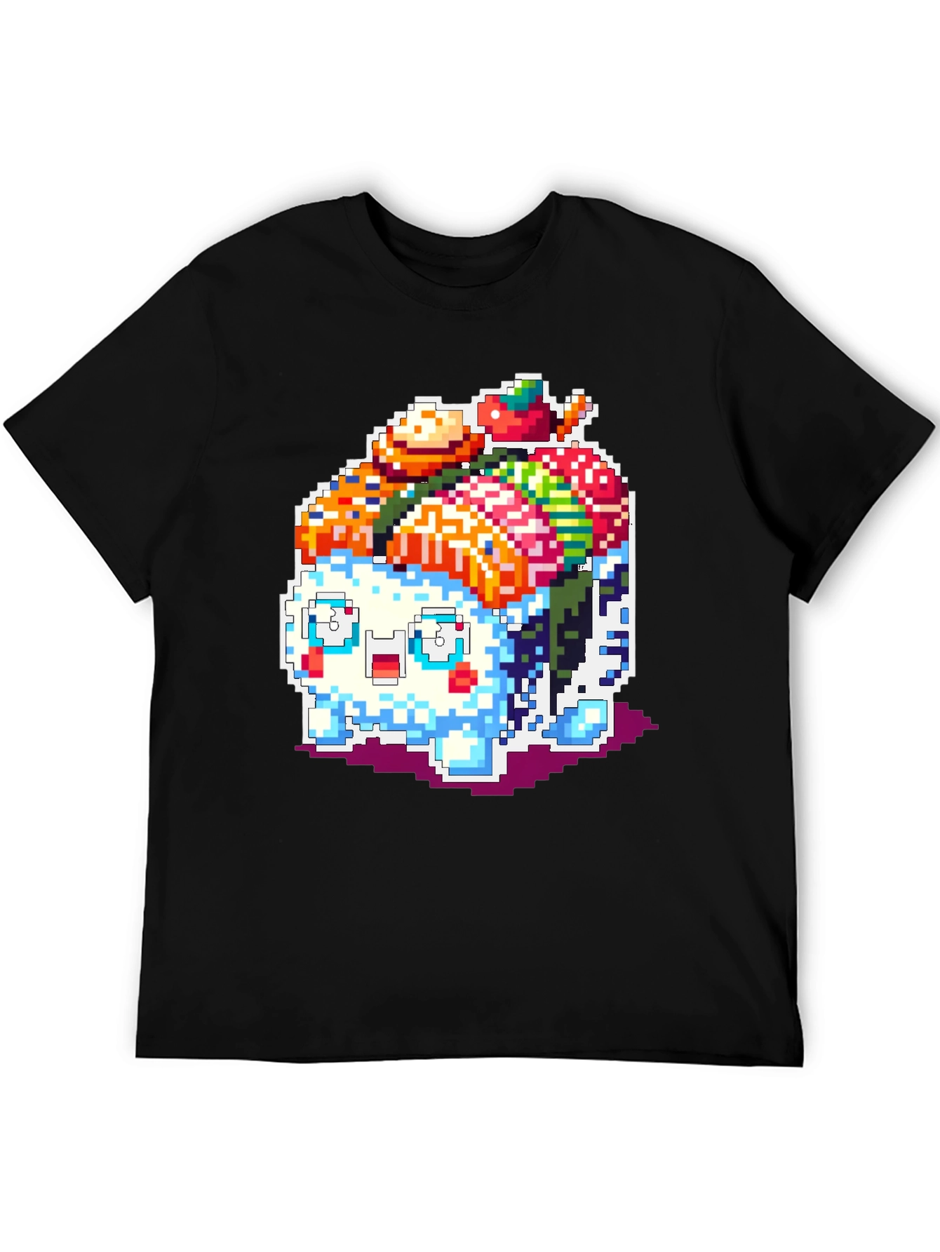 Sushi Monster Pixel Art T-Shirt