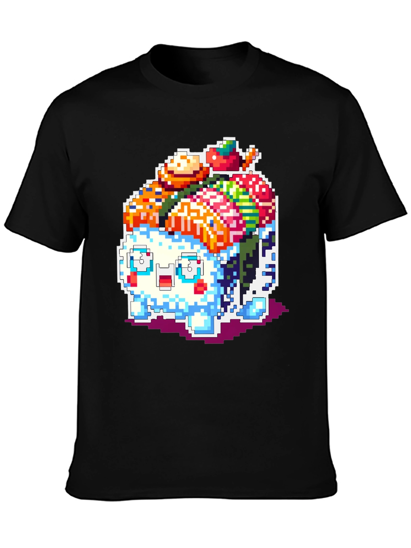 Sushi Monster Pixel Art T-Shirt