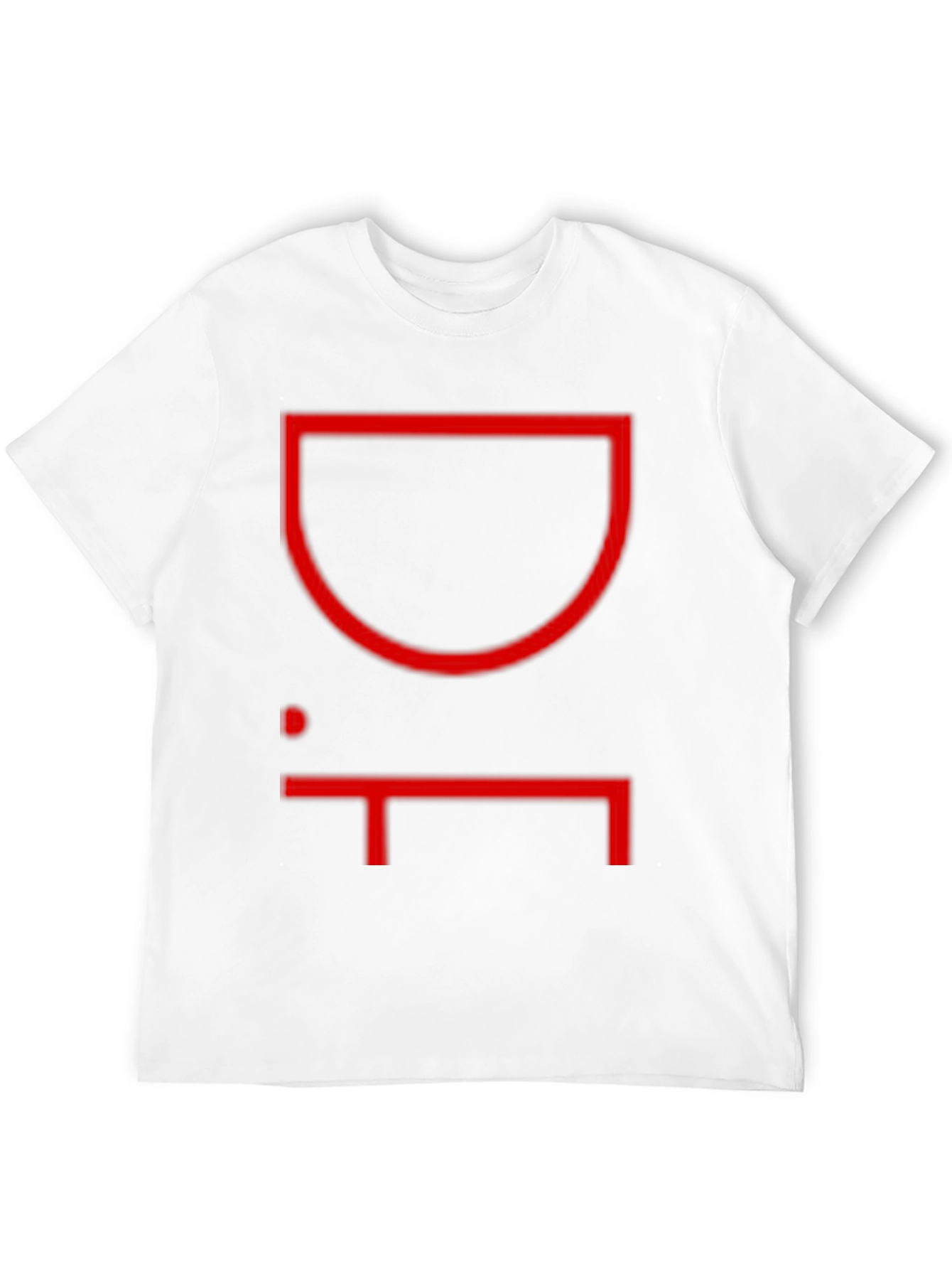 Abstract Graphic Print Black T-Shirt