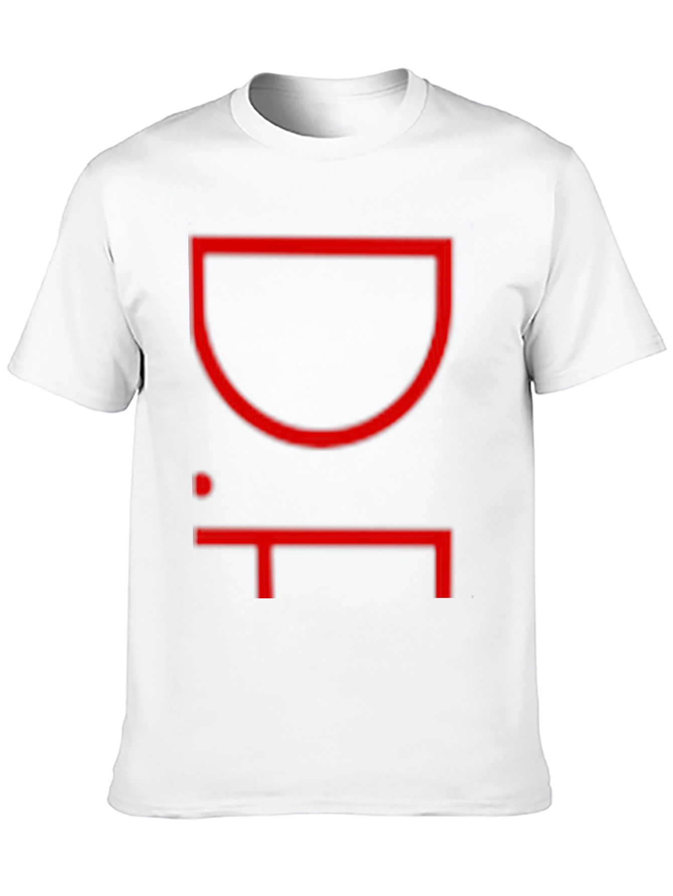 Abstract Graphic Print Black T-Shirt