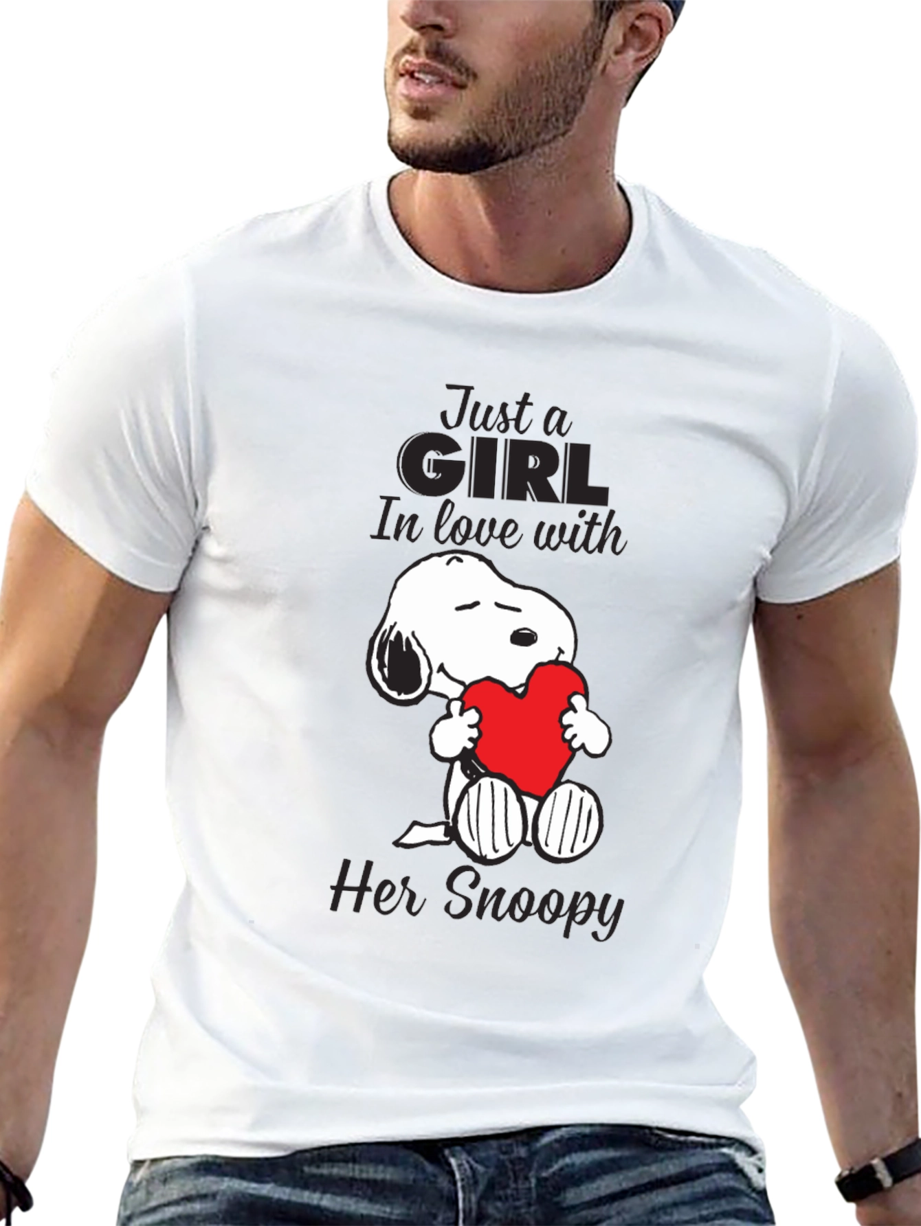 Just a Girl In Love With Her Snoopy T-Shirt