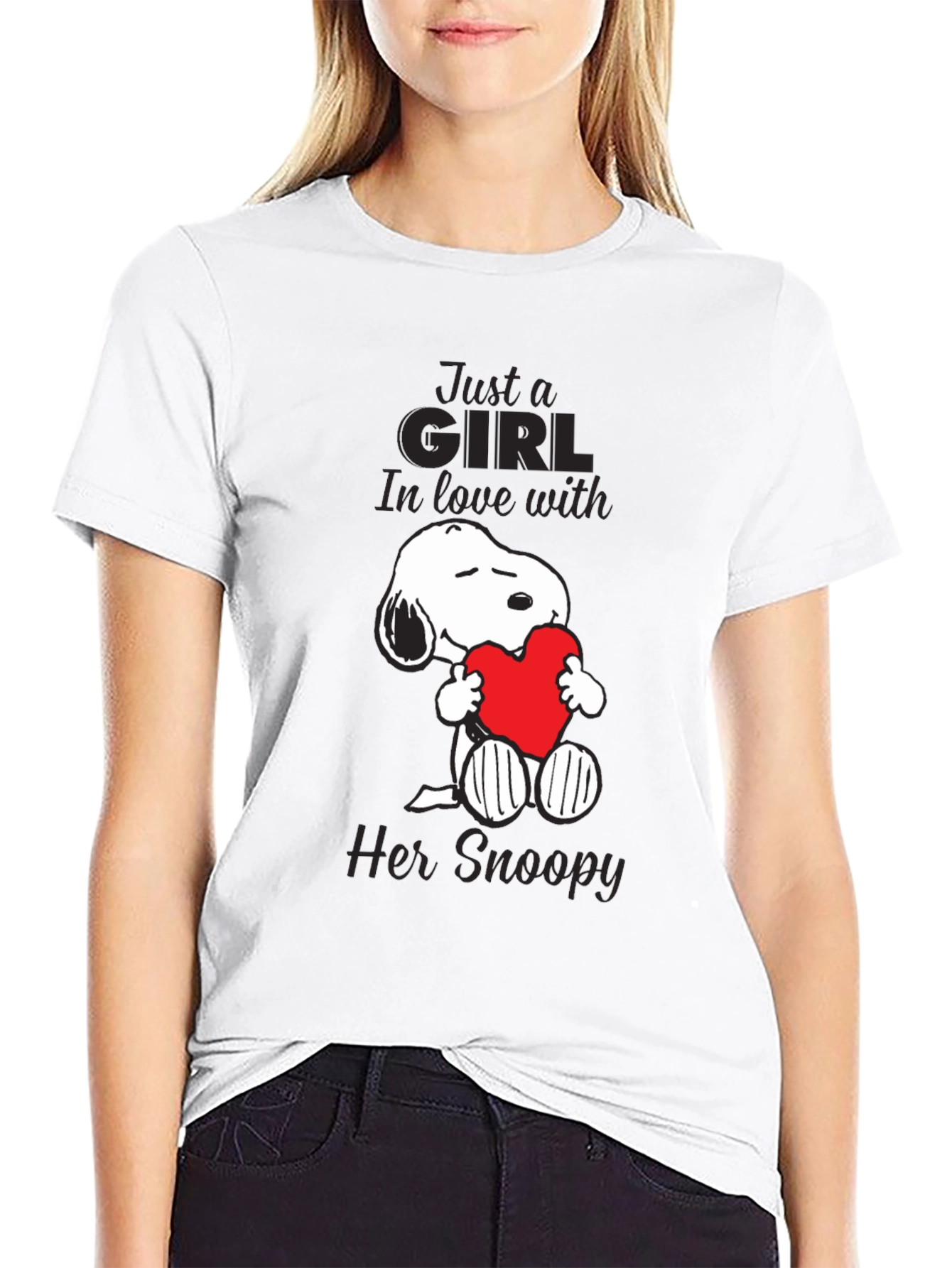 Just a Girl In Love With Her Snoopy T-Shirt