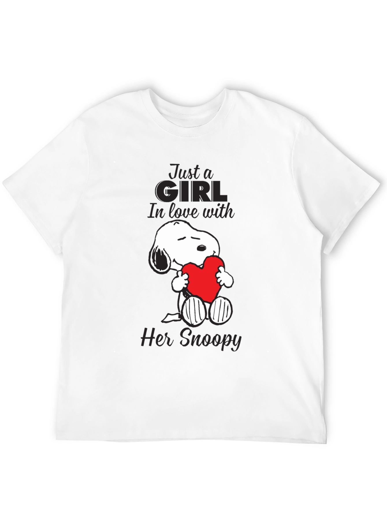 Just a Girl In Love With Her Snoopy T-Shirt