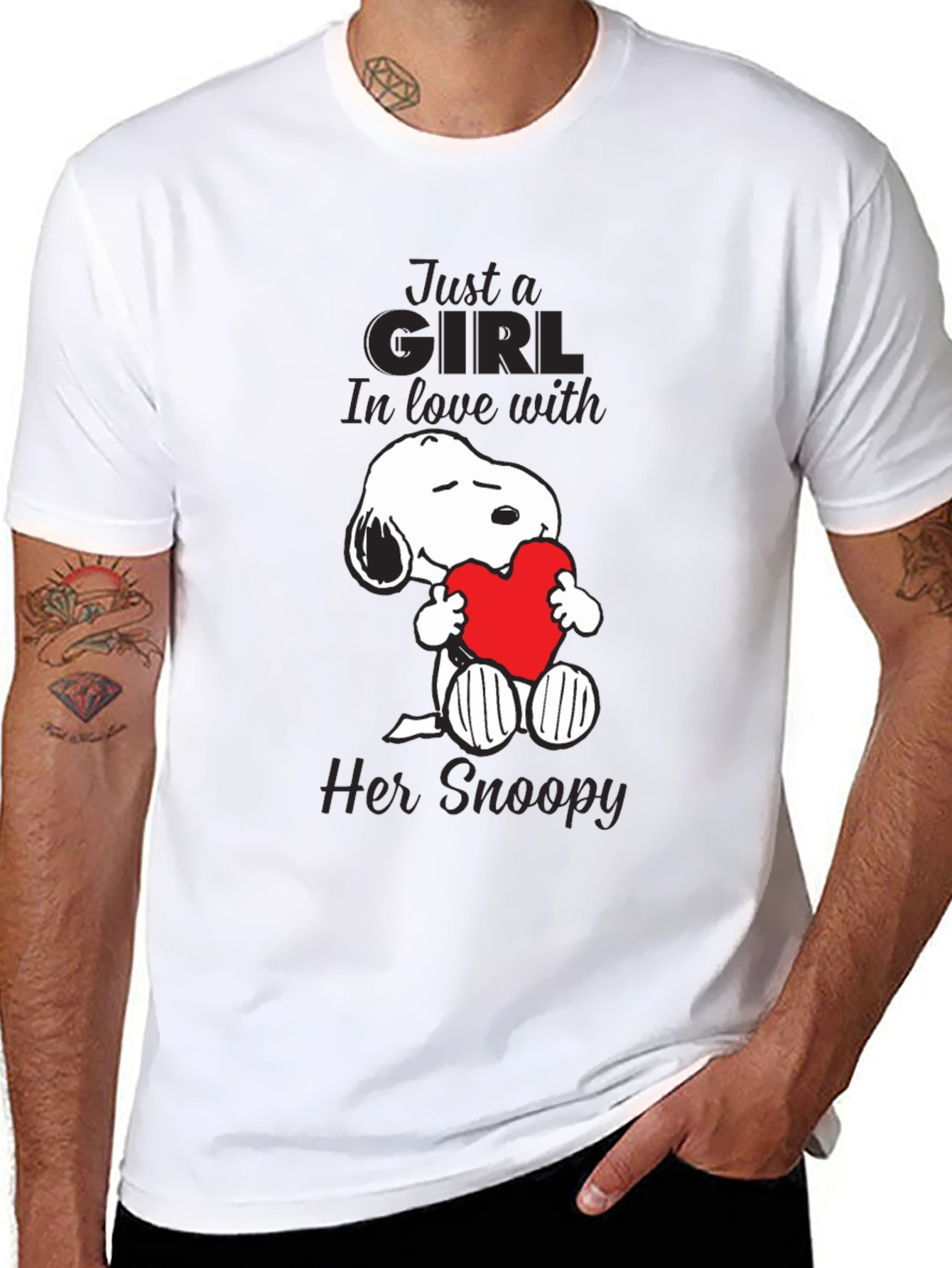 Just a Girl In Love With Her Snoopy T-Shirt