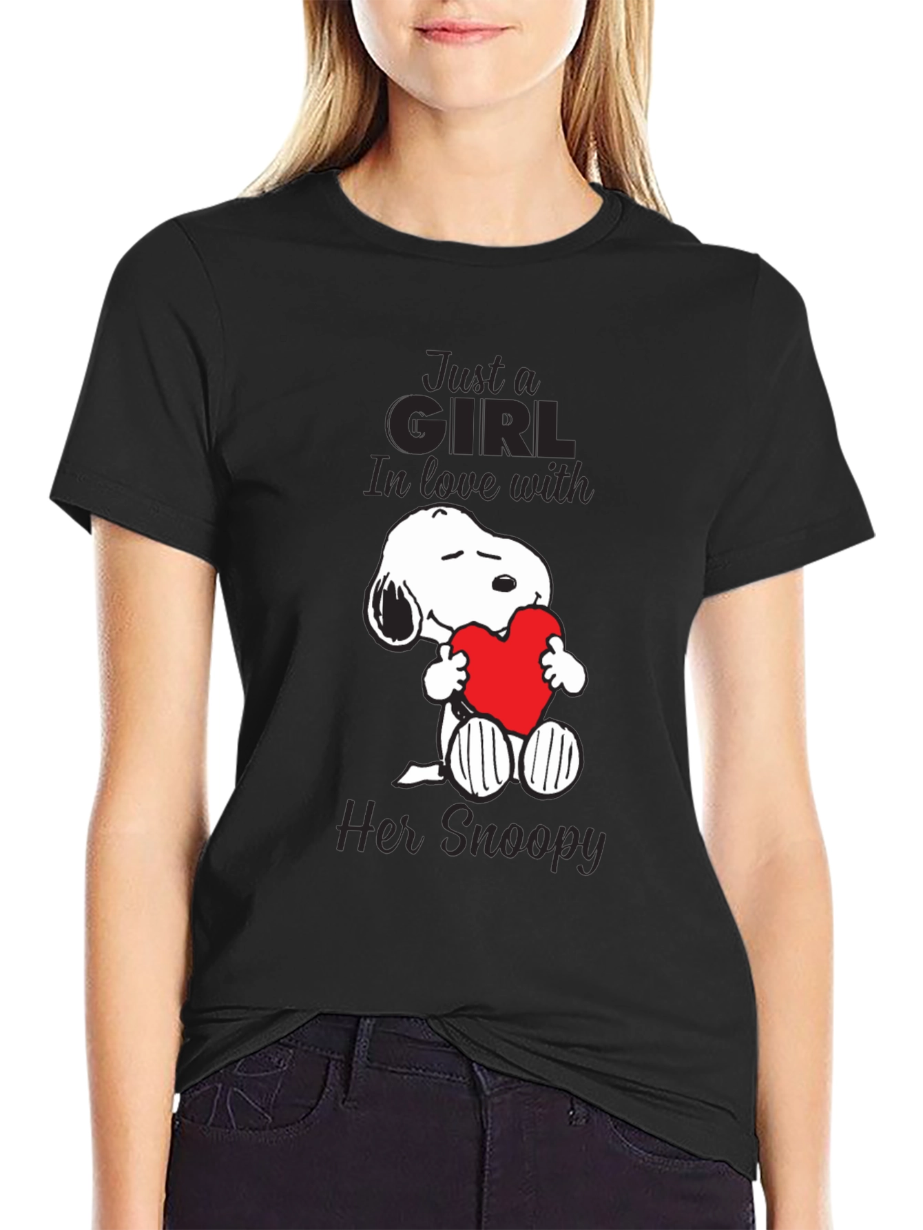 Just a Girl In Love With Her Snoopy T-Shirt