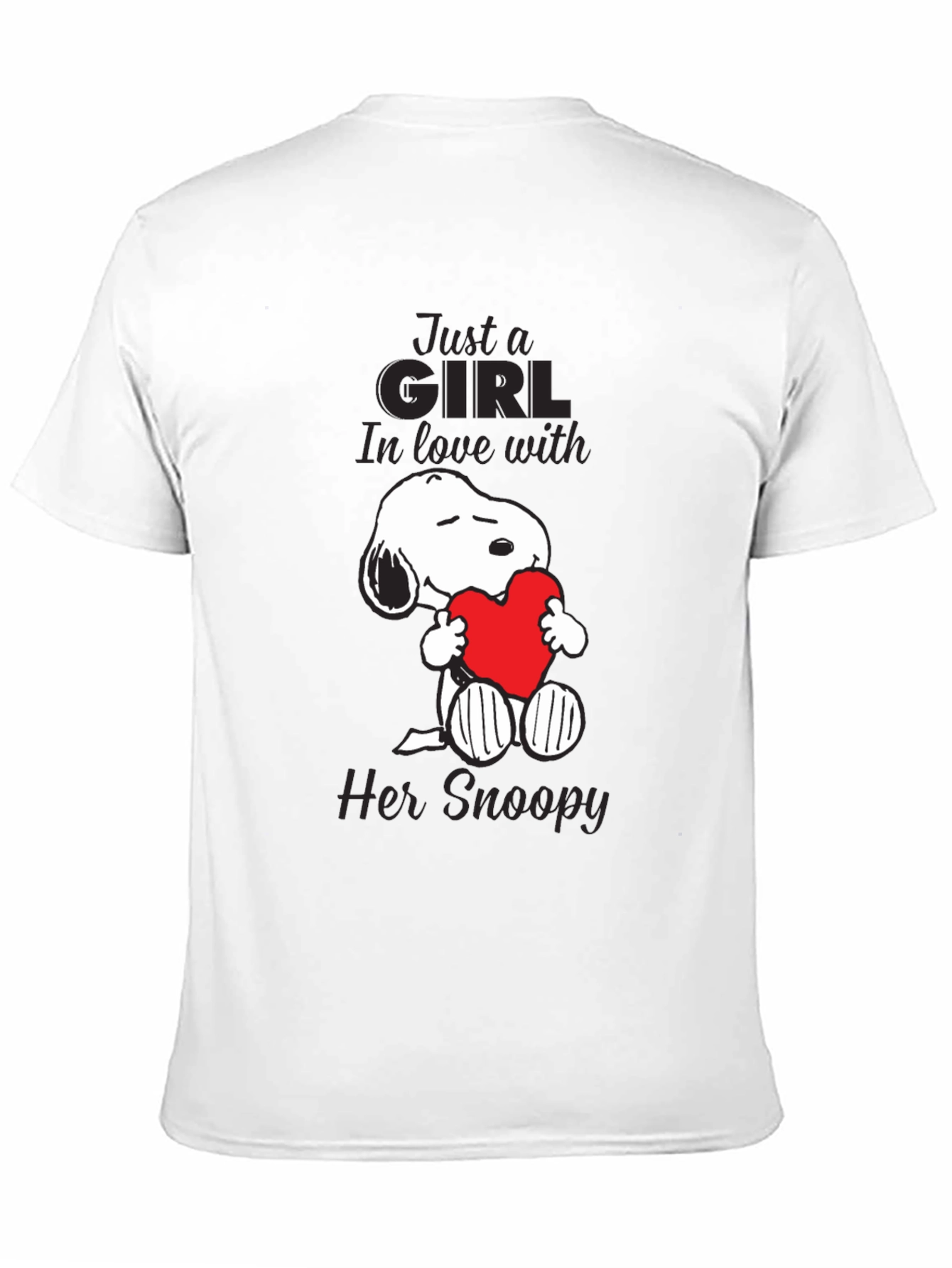 Just a Girl In Love With Her Snoopy T-Shirt