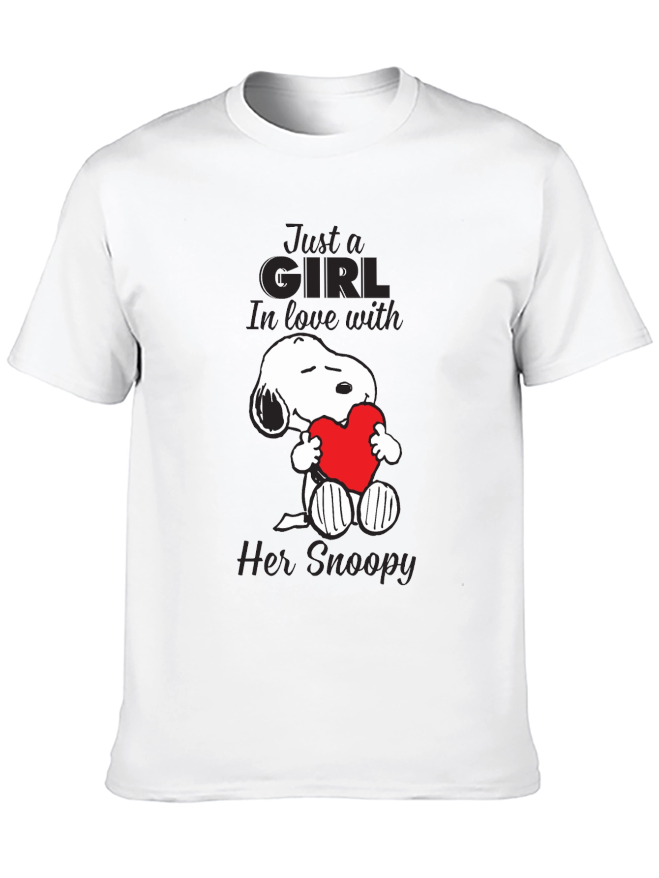 Just a Girl In Love With Her Snoopy T-Shirt