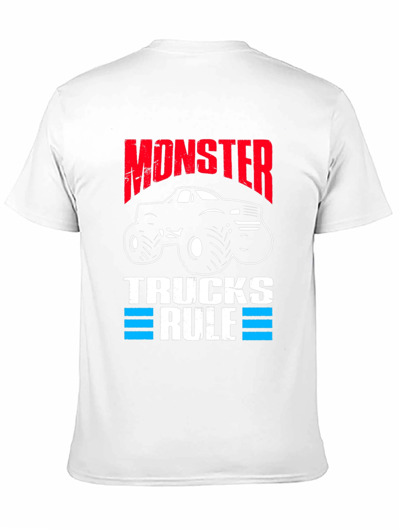 Monster Trucks Rule Black Graphic Tee
